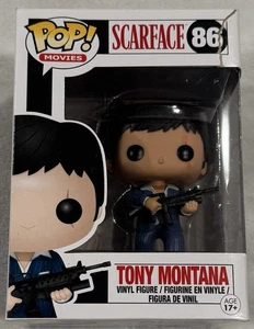 Funko Pop! Scarface Tony Montana #86 Gewölbt mit Protector Kartonschaden selten - Bild 1 von 6