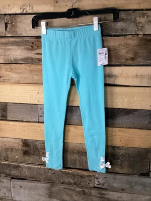 Leggings Gymboree Niñas Como Nuevos Con Lazos Blancos en la Parte Inferior Talla 6 Foto 1 de 4
