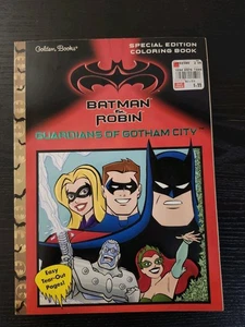 Batman & Robin Guardians Of Gotham City Malbuch - Neu (1997) Golden Books - Bild 1 von 8