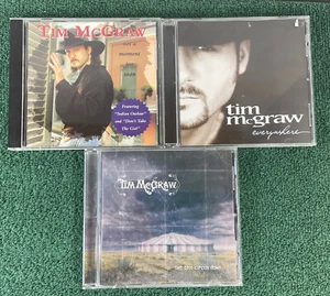 3 Tim McGraw CD’s- Not a Moment Too Soon, Everywhere, Set This Circus Down- Hill - Imagen 1 de 4