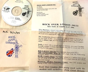 8/11/95 ROCK OVER LONDON EXCLUSIVE IN STUDIO ACOUSTIC THE BIBLE, MORRISSEY (3) - Picture 1 of 2