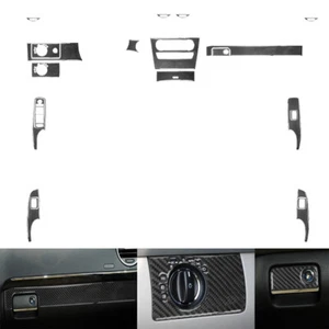 20Pcs Carbon Fiber Interior Full Set Cover For Mercedes-Benz M-Class ML350 06-11 - Picture 1 of 10