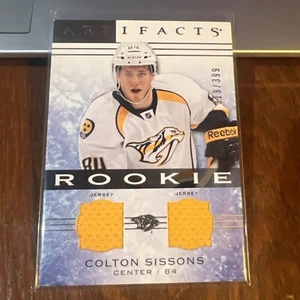 Colton Sissons 2014 Artifacts Rookies Silver Dual Jersey Rookie RC #126 /399 - Picture 1 of 4