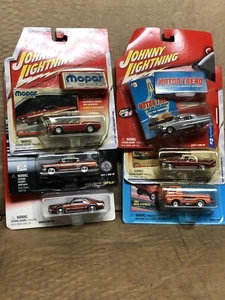 Konvolut 6 Vintage Johnny Lightning Autos Neu in Verpackung #22 - Bild 1 von 9