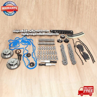 For 5.4L Triton 3V Ford F150 Lincoln Camshafts Lifters Rocker Arms Timing Chain - Image 1 of 4