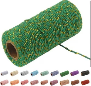 Twine String,328Ft Garden Twine,2mm Twine for Crafts, Art, Gardening Plants, Gif - Picture 1 of 8