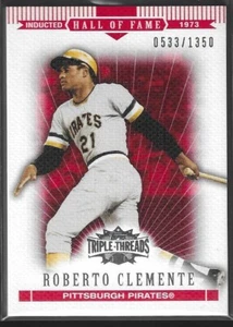 Roberto Clemente 2007 TRIPLE THREADS HALL OF FAME #4 PIRATES /1350 - Picture 1 of 2