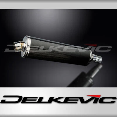 Yamaha YZF-R6 2006-2017 Delkevic Slip On 18" Ovalado Carbono Escape Silenciador Kit Foto 1 de 4