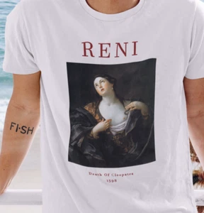 T-Shirt Death of Cleopatra | Reni | Kunst T-Shirt | Unisex Premium Baumwolle - Bild 1 von 6