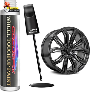 Gloss Black Rim Touch up Paint, Car Rim Paint for Cars Wheel. Black Car Rims Pai - Picture 1 of 12