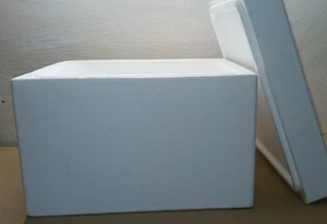 Styroporbox groß 47L 6cm Wand! Thermobox Kühlen Wärmen Transportbox Schützen - Bild 1 von 7