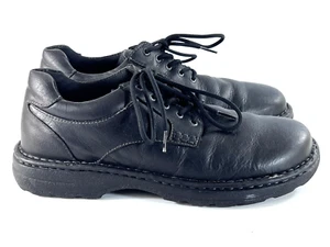 GBX Zapatos Para Hombre Talla 12 M Con Cordones Cuero Oxford Grueso Negro Puntera Redonda - Imagen 1 de 12