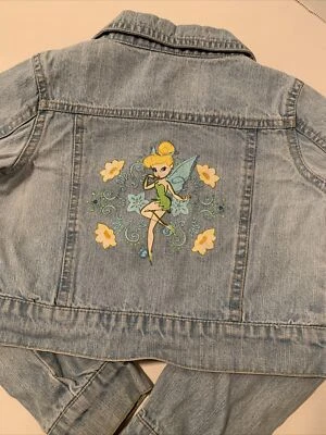 Disney Brand TinkerBell Jean Jacket 6x - Изображение 1 из 4