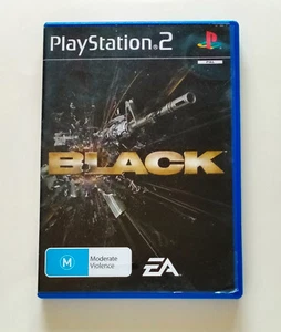 Black Sony Playstation 2 Complete with Manual - Picture 1 of 2