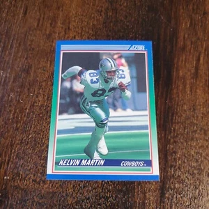 1990 Score Kelvin Martin novato Dallas Cowboys #82 - Imagen 1 de 2