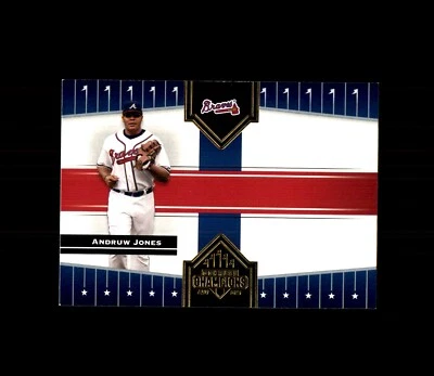 2005 Donruss CHAMPIONS #6 Andruw Jones ATLANTA BRAVES - Image 1 of 2