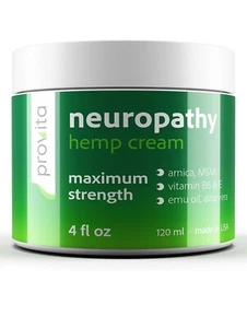Neuropathy Nerve Relief Cream All Natural for Feet, Hands, Legs Toes 4oz - Picture 1 of 2
