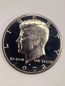 1972 S Kennedy Half Dollar Gem DCam Proof CN-Clad - Picture 1 of 4