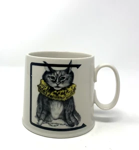 Cat LETTER C Mug Florence Balducci Anthropologie Coffee Tea - Picture 1 of 7