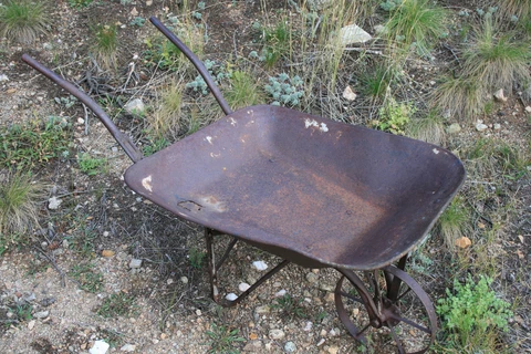 antique iron wheelbarrow Cover