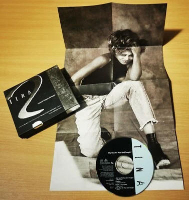TINA TURNER CD Why Must We Wait Until Tonight ? 4 Track BOX SET + POSTER Unplaye - Image 1 of 4