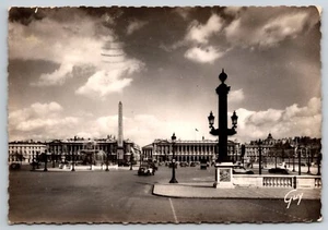 Postal RPP Place de la Concorde, París, France Guy años 40 - Imagen 1 de 4