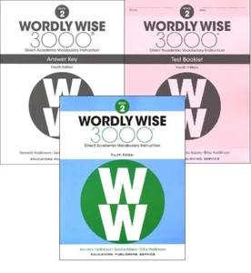 4TH EDITION Wordly Wise 3000 Grade 2 SET Workbook Answer Key & Tests - Picture 1 of 1