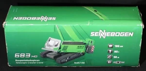 Vintage Boxed Sennebogen Telescopic Crawler Crane 1:50 Scale - Picture 1 of 2