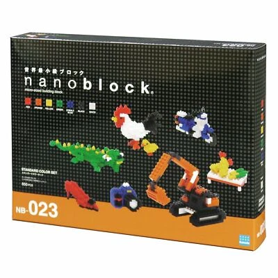 Nanoblock Juego de colores estándar NB-023 NB023 Kit de bloques de construcción Japón micro bloques Foto 1 de 2