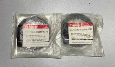 Lot Of 2 Canon G.F. Holder Adapter IV 72/ 67 New — 第 1/3 张图片