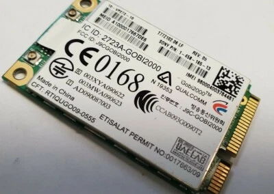 SONY P/N 1-458-165-13 GOBI2000 Banda Ancha WWAN Mini PCI-E  Foto 1 de 2