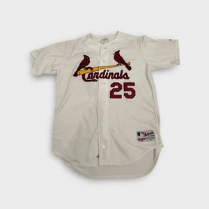 Rare White Rawlings St Louis Cardinals McGwire Jersey Men's 44 - Picture 1 of 10
