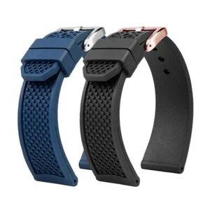 23/24mm Silicone Watch Strap For Cartier Calibre W7100055/WGCA0010 WSCA0006 - Picture 1 of 20