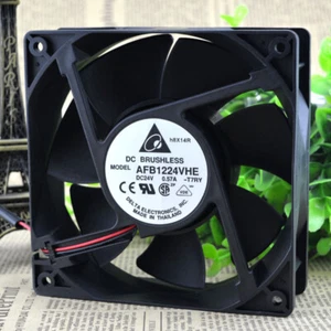 DELTA AFB1224VHE 24V 0.57A 12cm 12038 Chassis Industrial Cooling Fan - Picture 1 of 5