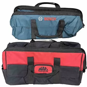 Mac Tools 24” Tool Bag MTB003 6 Outside Pockets 3 Inside & Bosch 20” - Picture 1 of 7
