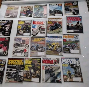 Cycle World Magazines Rider Road Rider  Lot Of  20 New/ Used  #E7 - Picture 1 of 6