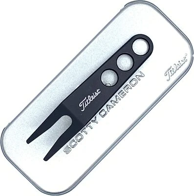 Scotty Cameron Black NEW Authentic Titleist Divot Repair Tool Collector Tin - Image 1 of 2