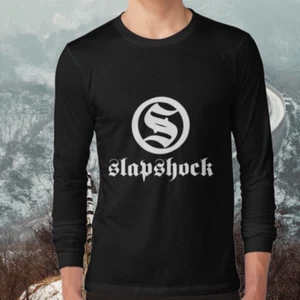 T-shirt Slapshock Band maglietta manica lunga logo classico divertente taglia dalla S alla 5XL - Foto 1 di 6