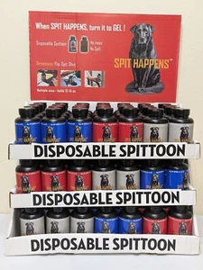 Tobacco Spittoon Disposable Travel Spit Happens Jug Turn Spit 2 Gel NEW Lot of 3 - Picture 1 of 5