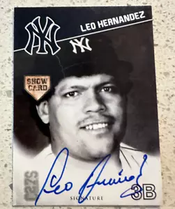 Leo Hernandez Rare Autograph New York Yankees /60 - Picture 1 of 2
