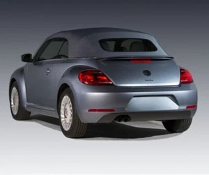Fits Volkswagen Beetle 12-19 Convertible Top & Glass Window Black Twill Canvas - Picture 1 of 4