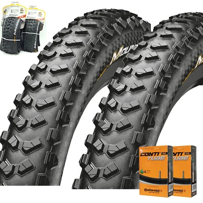 2x Continental MTB FALT Reifen Mountain King Pannenschutz 26-29" m/o Schlauch