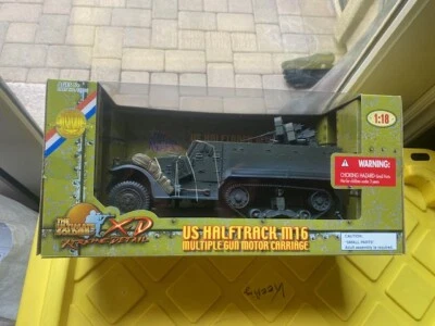 ULTIMATE SOLDIER 1:18 U.S. M16 Multiple Gun Motor Carriage/HALFTRACK, No. 10106 - Image 1 of 4