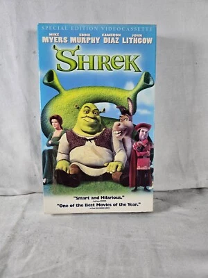 Shrek Children's & Family (VHS Tape, 2001) By Mike Myers and Eddie Murphy - Image 1 of 4