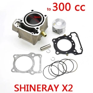 SHINERAY X2 300cc Engine Cylinder Block Piston 76mm Gasket CB300 XY250GY-2B-3 - Bild 1 von 21