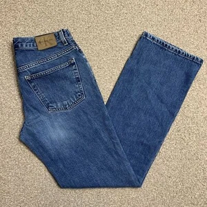 Calvin Klein Jeans Bootcut Medium Sandblast Vintage Zip Fly Denim Size 6 - Picture 1 of 8
