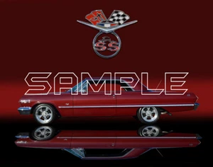 1963 Chevy Impala SS Print - Imagen 1 de 1