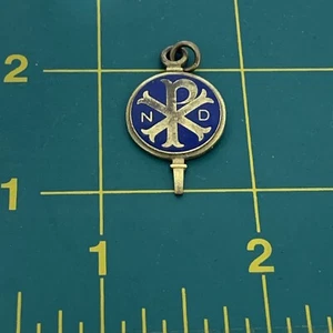 Dije colgante vintage CHI RHO N D - Imagen 1 de 2