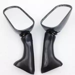 Carbon Rearview Mirrors For Honda CBR 600 F2 F3 1991-1998 / CBR 900RR 1993-1997 - Picture 1 of 5