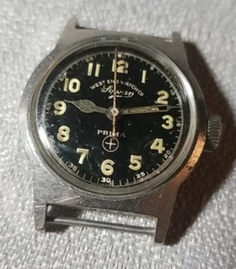 West End Watch Co Sowar Military Dial Manual Winding Watch 4 Repair Bin 1 - Picture 1 of 2